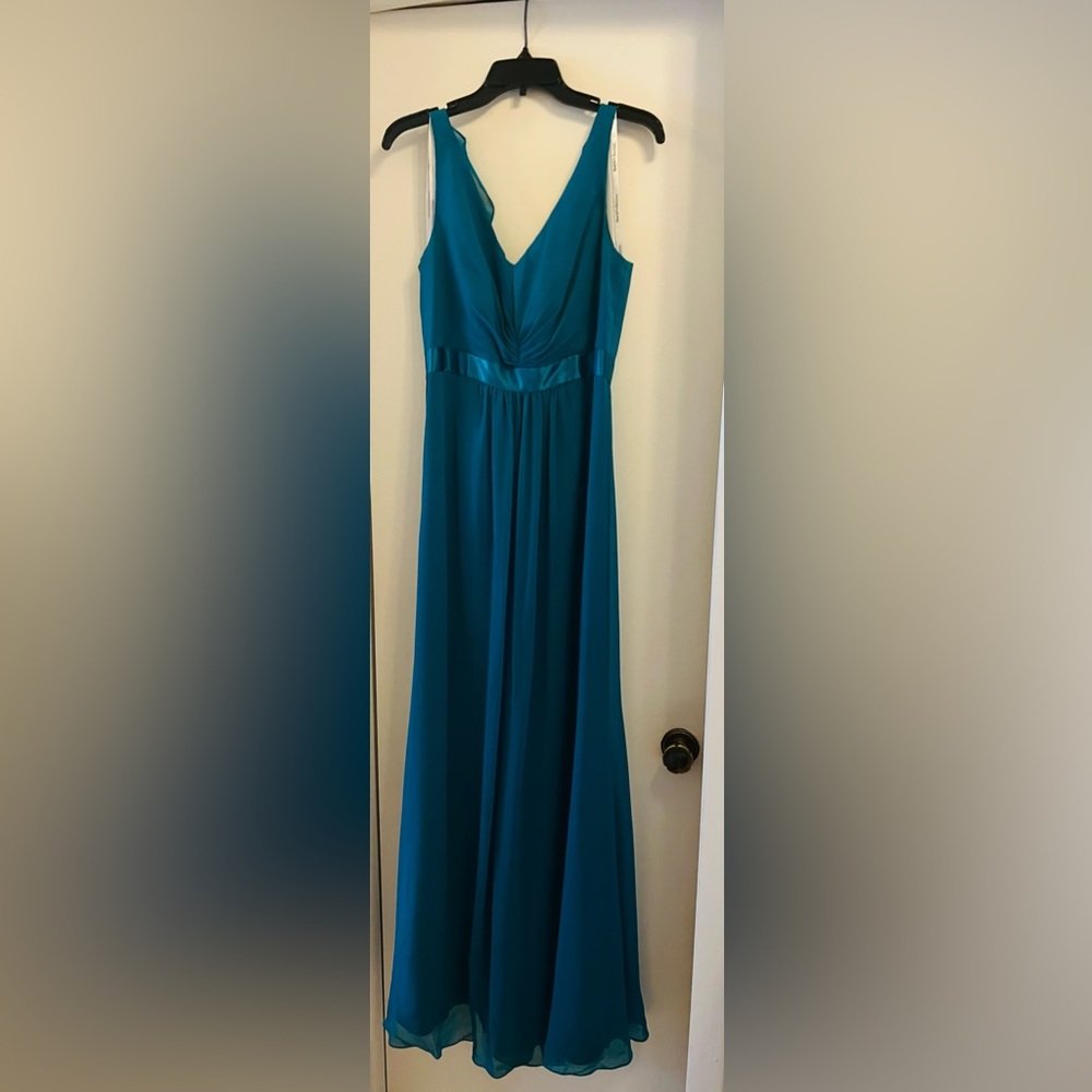 David’s Bridal Teal dress size 10